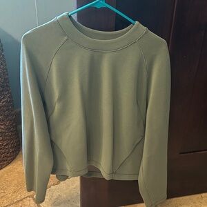 Size 6 Twill Green Lululemon Pullover